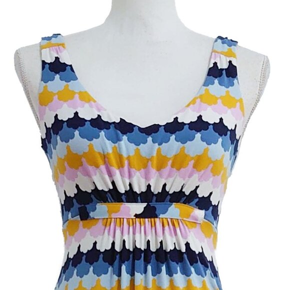 Boden Scallop Stripe Maxi Dress - Picture 5 of 11